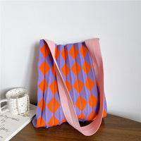 Sac cabas pliable bicolore en polyester résistant