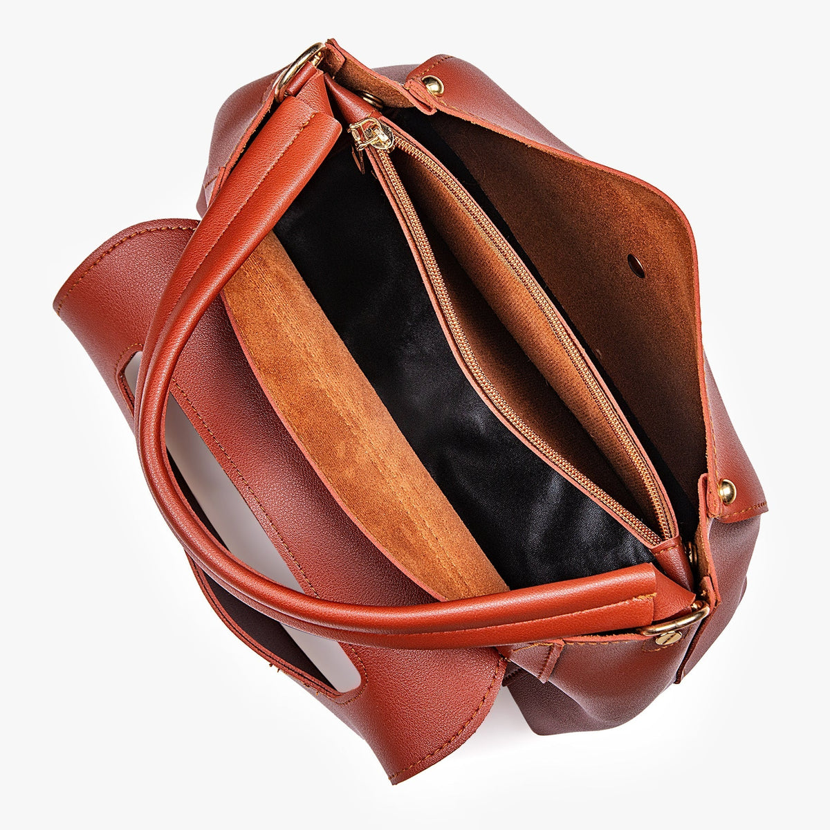 Sac bandoulière en simili cuir à sangle en toile