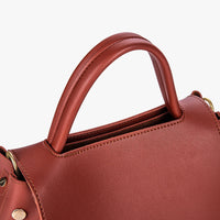 Sac bandoulière en simili cuir à sangle en toile