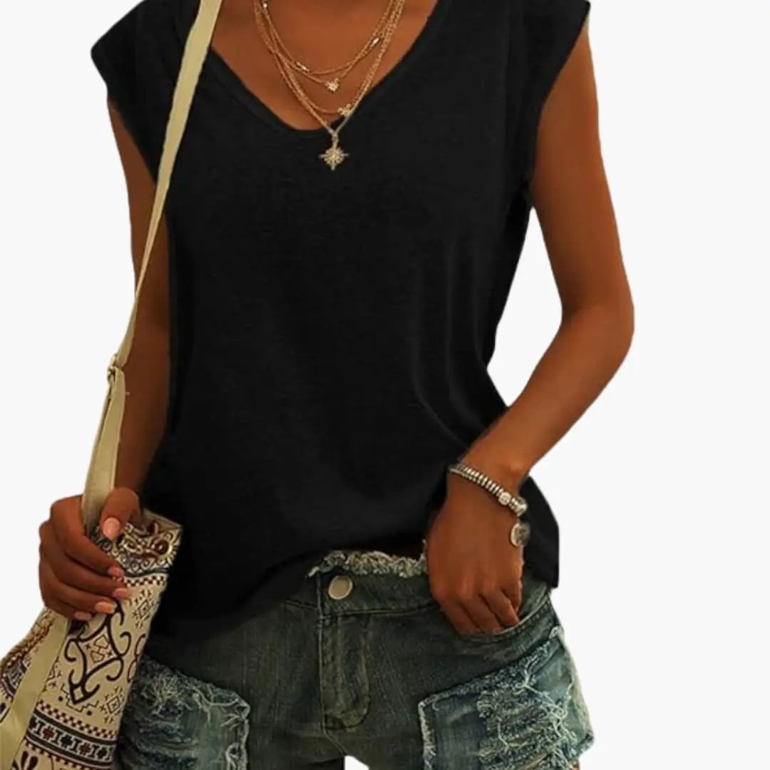 T-Shirt Décontracté Sans Manches pour Femme