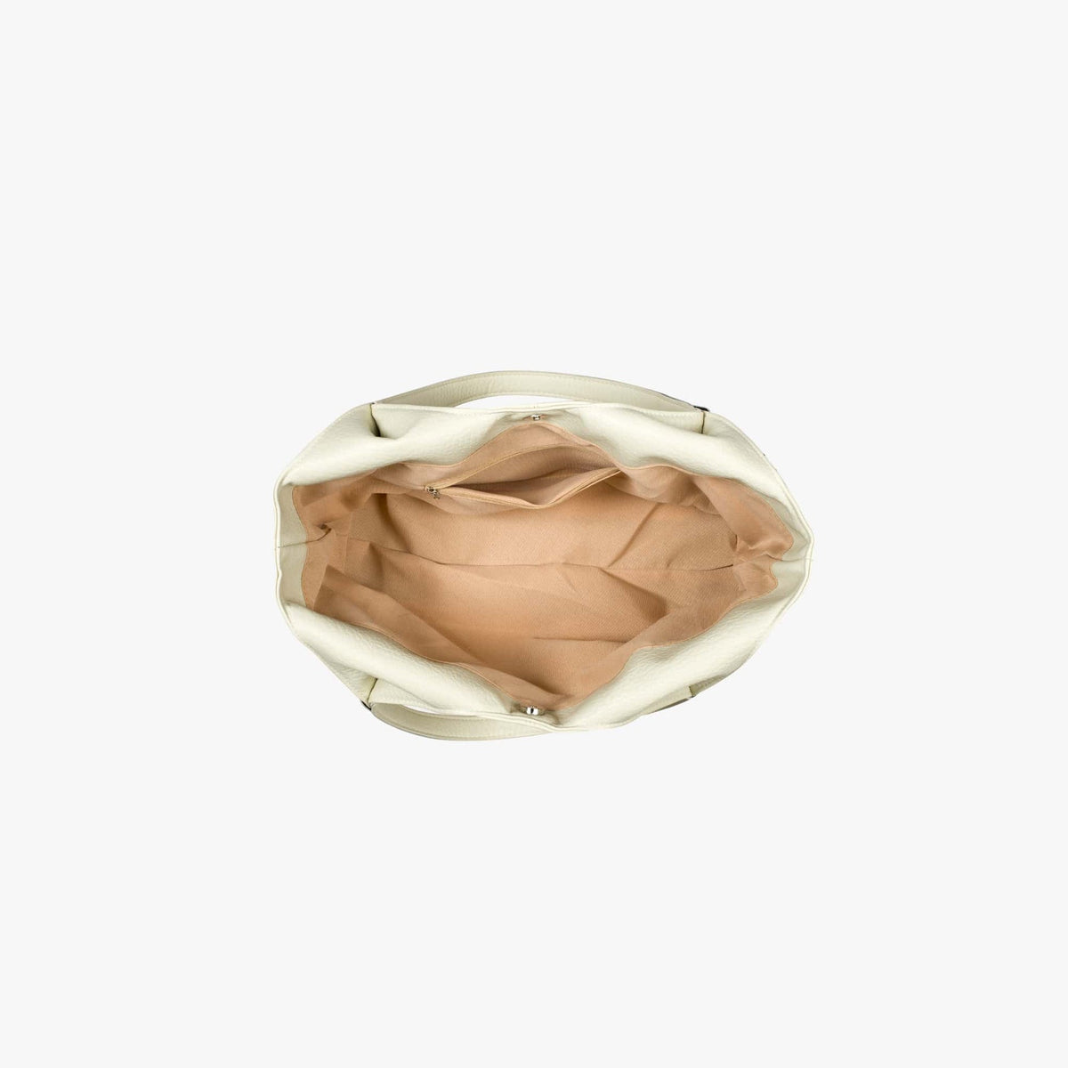 Sac hobo cabas minimaliste en simili cuir grainé