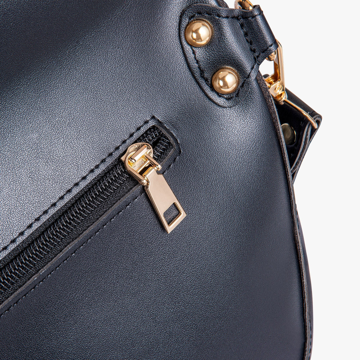 Sac bandoulière vintage en simili cuir avec pompon