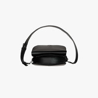 Petit sac bandoulière demi-lune en simili cuir