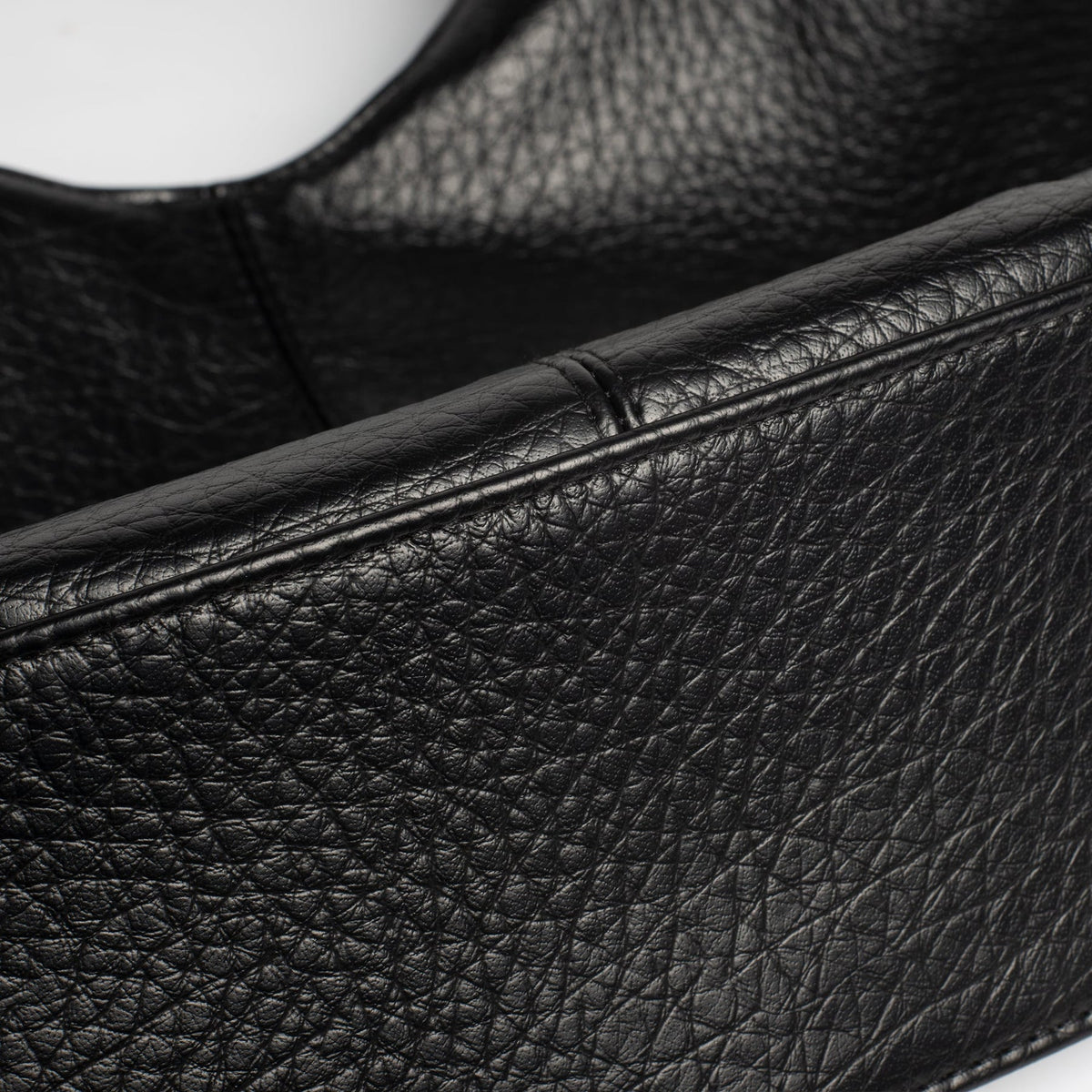 Sac hobo cabas minimaliste en simili cuir grainé