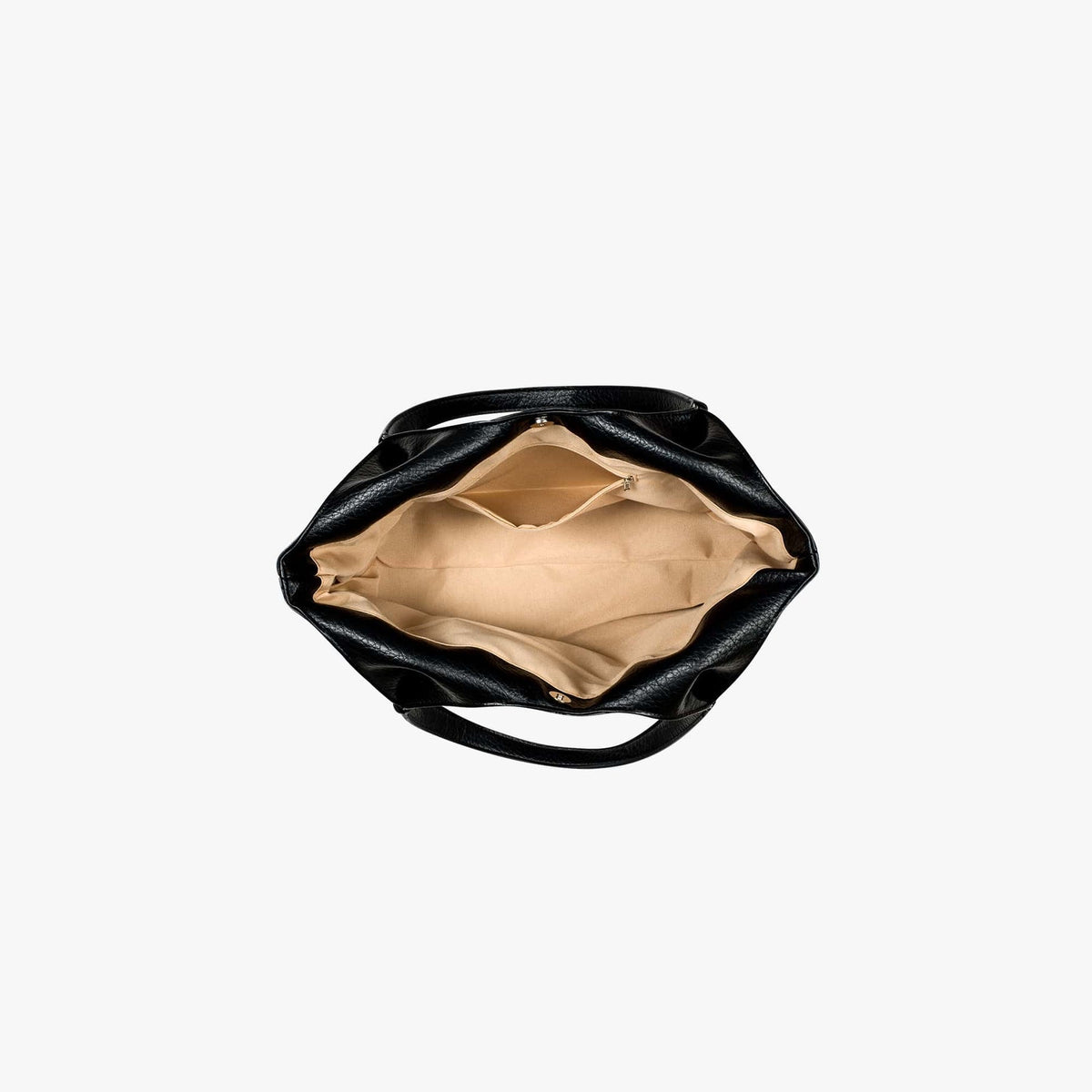 Sac hobo cabas minimaliste en simili cuir grainé