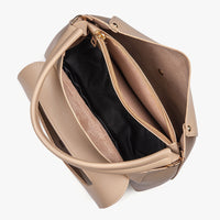 Sac bandoulière en simili cuir à sangle en toile