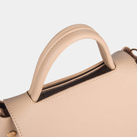 Sac bandoulière en simili cuir à sangle en toile