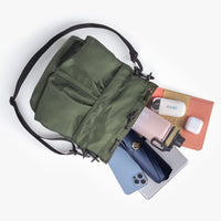 Sac seau bandoulière en nylon à cordon
