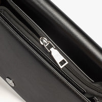 Petit sac bandoulière demi-lune en simili cuir