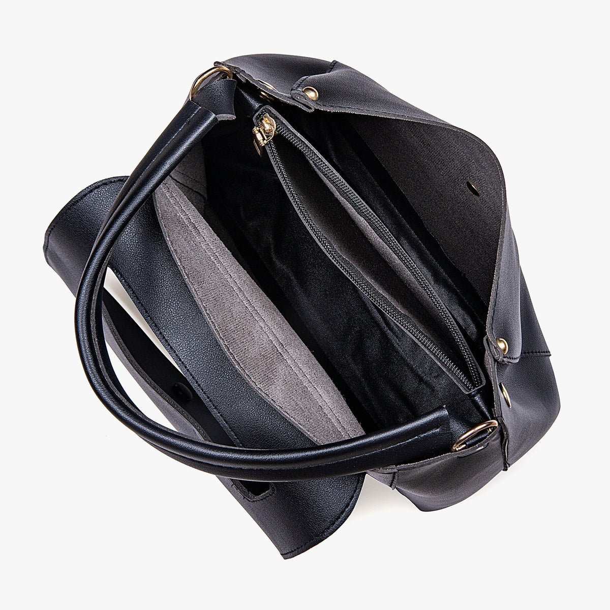 Sac bandoulière en simili cuir à sangle en toile