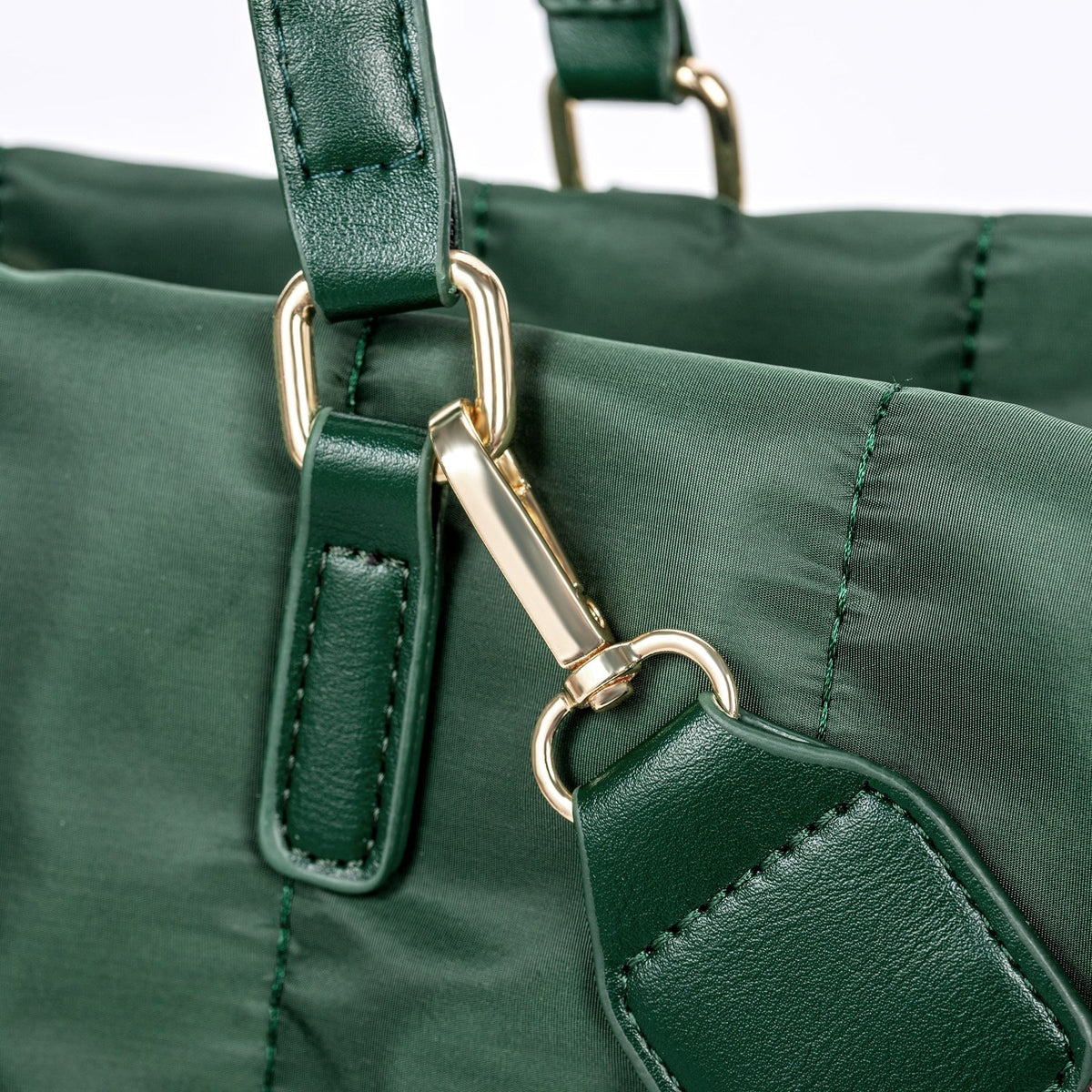 Sac cabas matelassé en coton et nylon