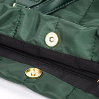 Sac cabas matelassé en coton et nylon