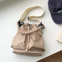 Sac seau bandoulière en nylon à cordon