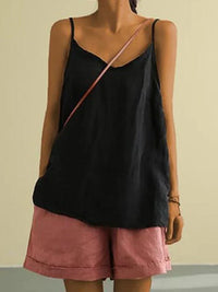 Arkemio debardeur-femme-fluide-bretelles-fines Noir XS