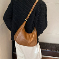 Sac bandoulière en simili cuir à sangle réglable