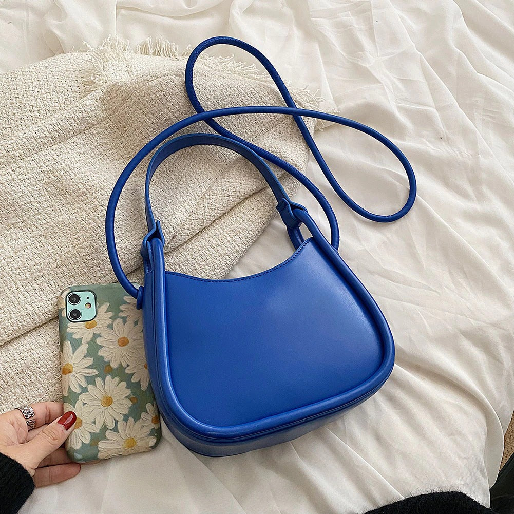 Petit sac bandoulière minimaliste en simili cuir