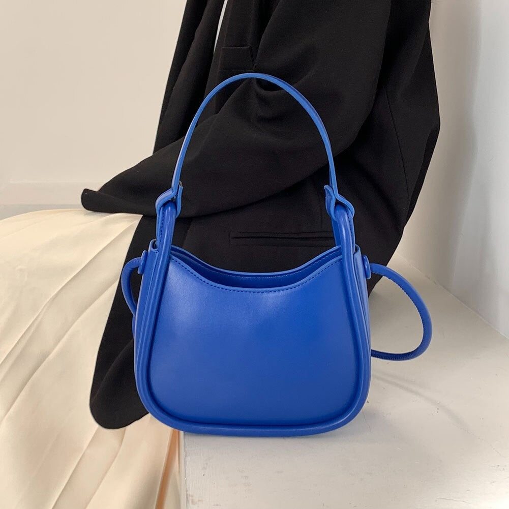 Petit sac bandoulière minimaliste en simili cuir