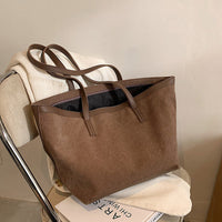 Grand sac cabas en toile bicolore zippé