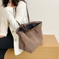 Grand sac cabas en toile bicolore zippé