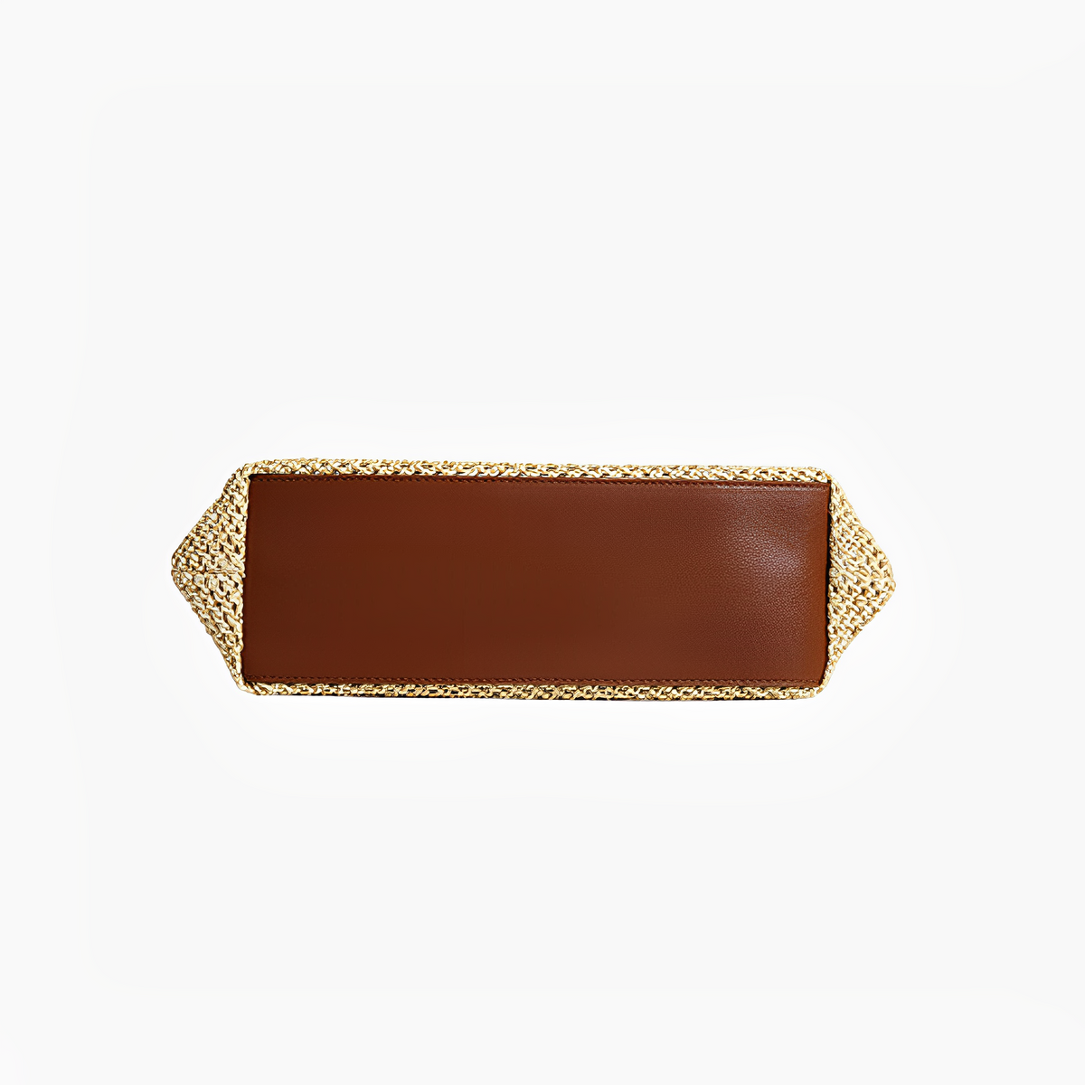 Sac hobo en paille tressée avec pochette amovible
