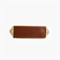 Sac hobo en paille tressée avec pochette amovible