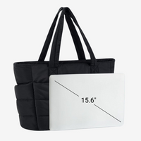 Sac cabas en nylon ultra léger zippé