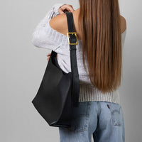 Sac à main épaule en simili cuir lisse avec pochette
