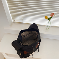 Sac hobo en toile à patchs étoiles