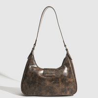 Sac bandoulière style Y2K en simili cuir
