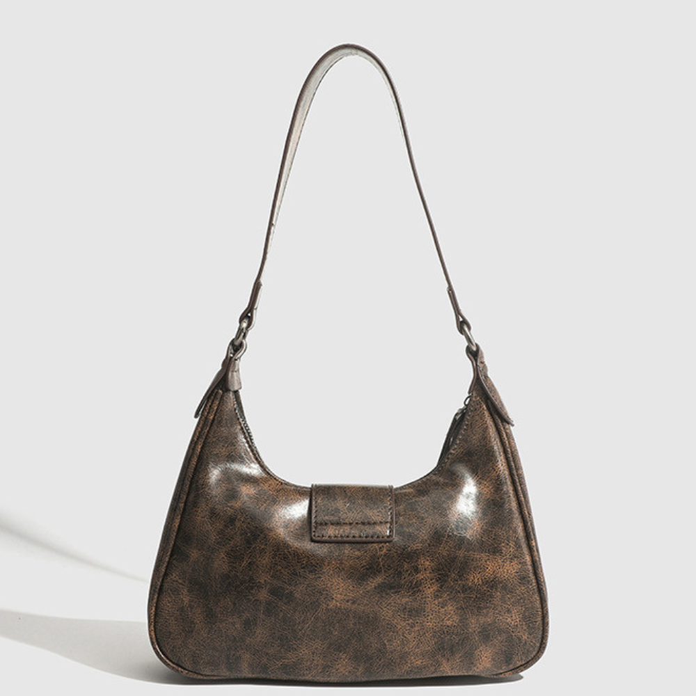 Sac bandoulière style Y2K en simili cuir