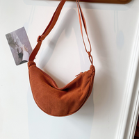 Sac banane bandoulière en velours côtelé