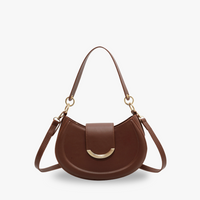 Petit sac bandoulière en simili cuir avec anse courte