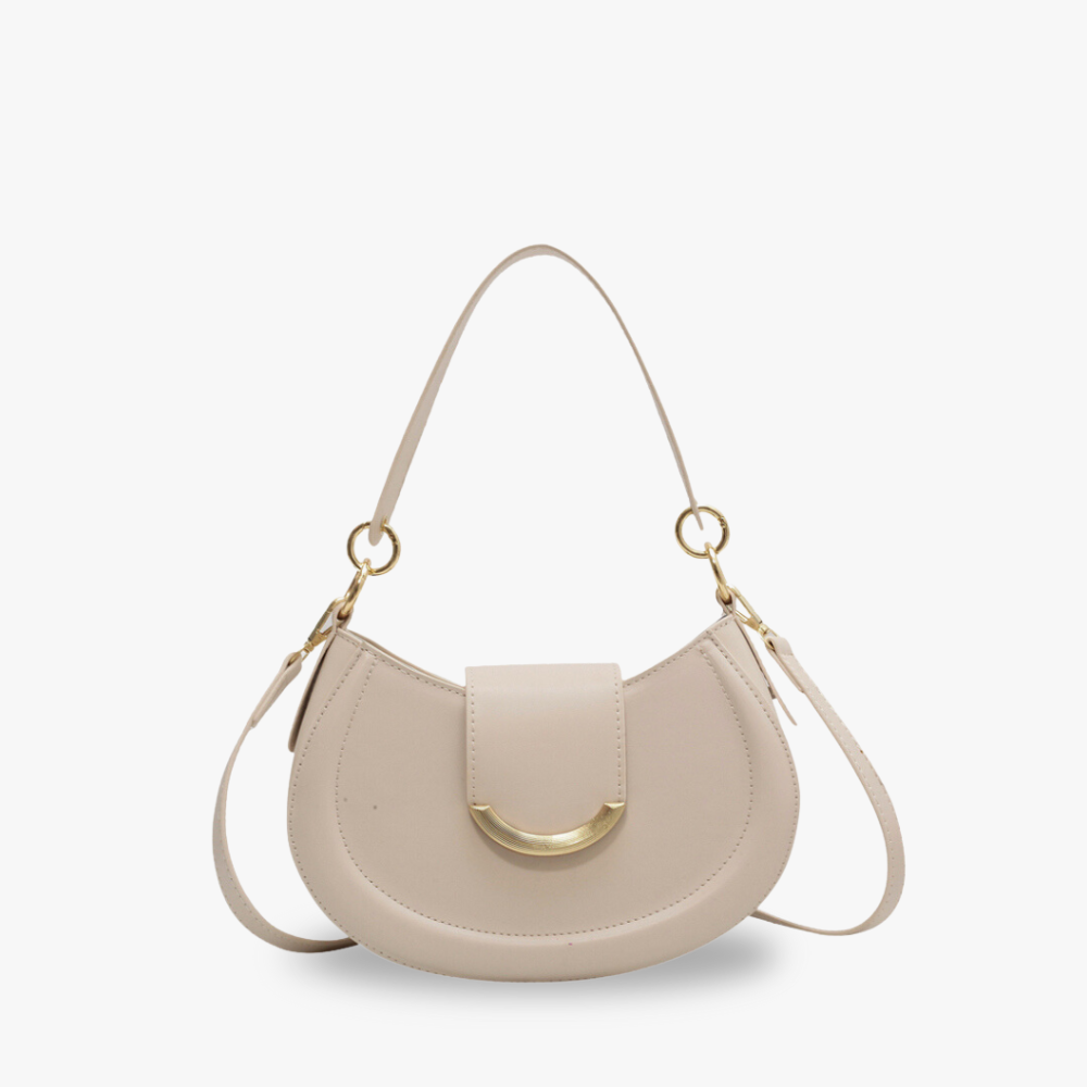 Petit sac bandoulière en simili cuir avec anse courte