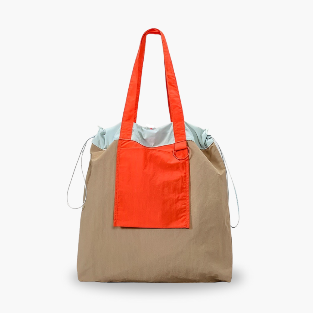 Sac cabas pliable en nylon imperméable