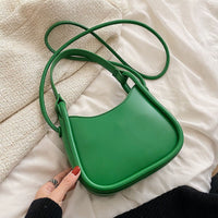 Petit sac bandoulière minimaliste en simili cuir