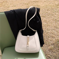 Sac porté épaule vintage à fermoir métallique