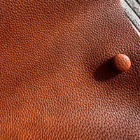 Sac seau bandoulière en simili cuir grainé