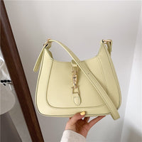 Sac porté épaule vintage à fermoir métallique