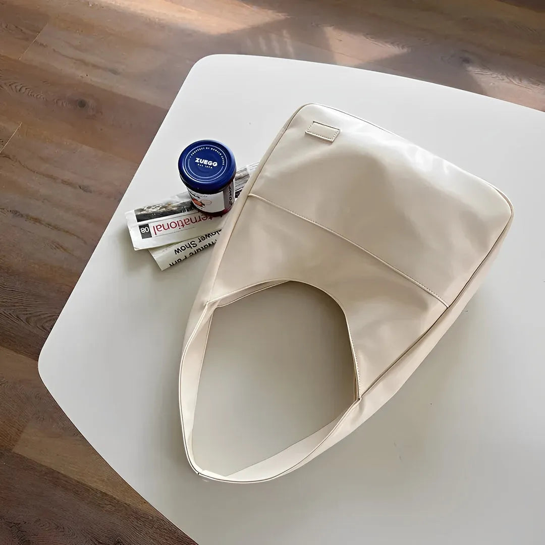 Sac hobo en simili cuir pour ordinateur