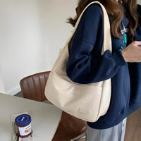 Sac hobo en simili cuir pour ordinateur