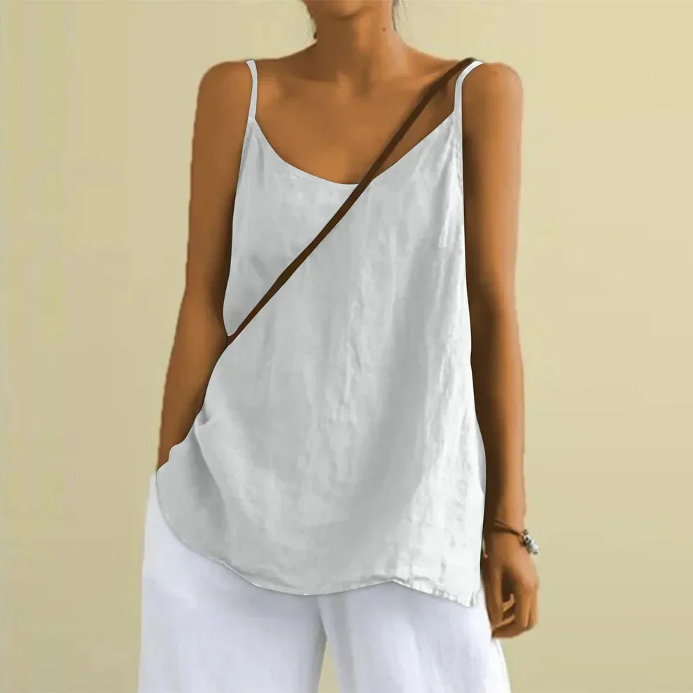 Top Femme Casual à Bretelles Fines