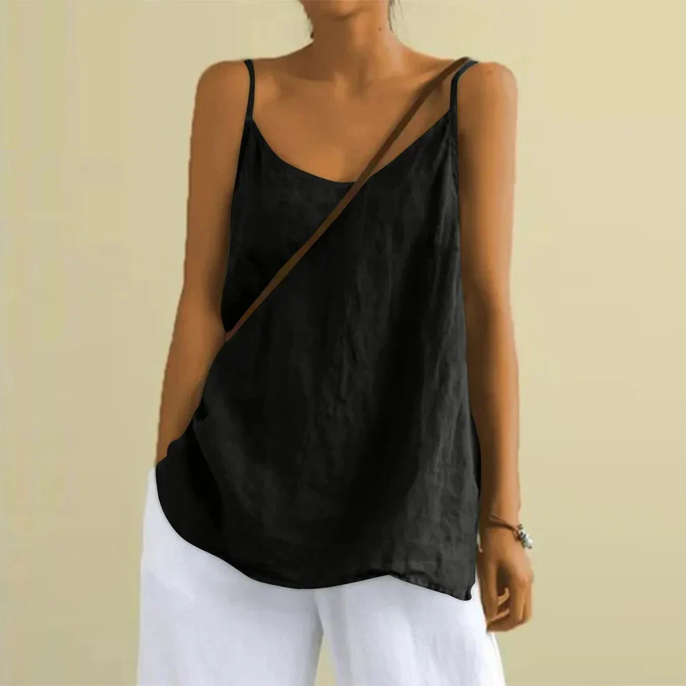 Top Femme Casual à Bretelles Fines