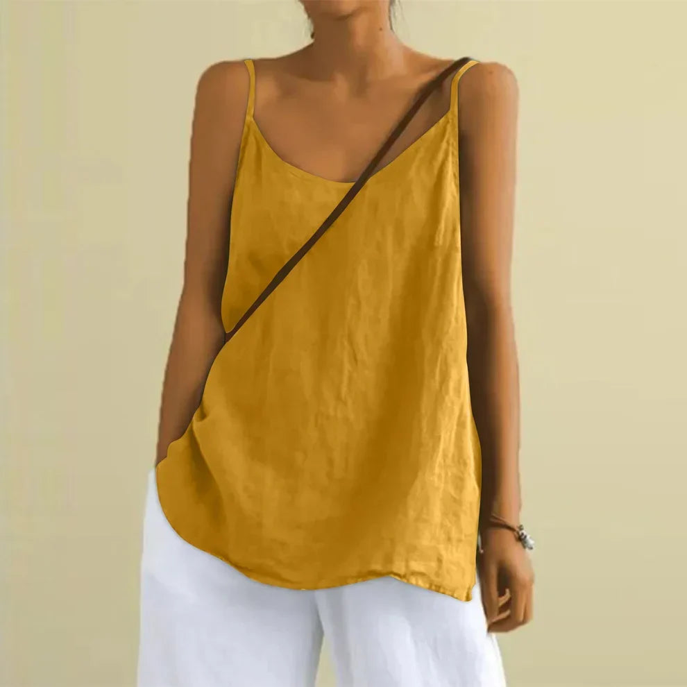 Top Femme Casual à Bretelles Fines