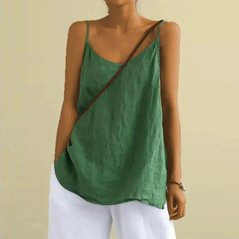 Top Femme Casual à Bretelles Fines