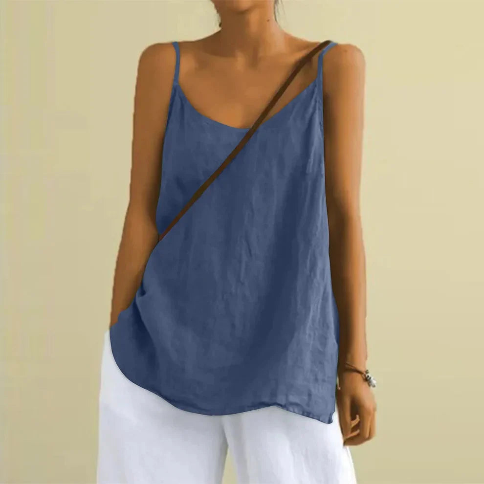 Top Femme Casual à Bretelles Fines