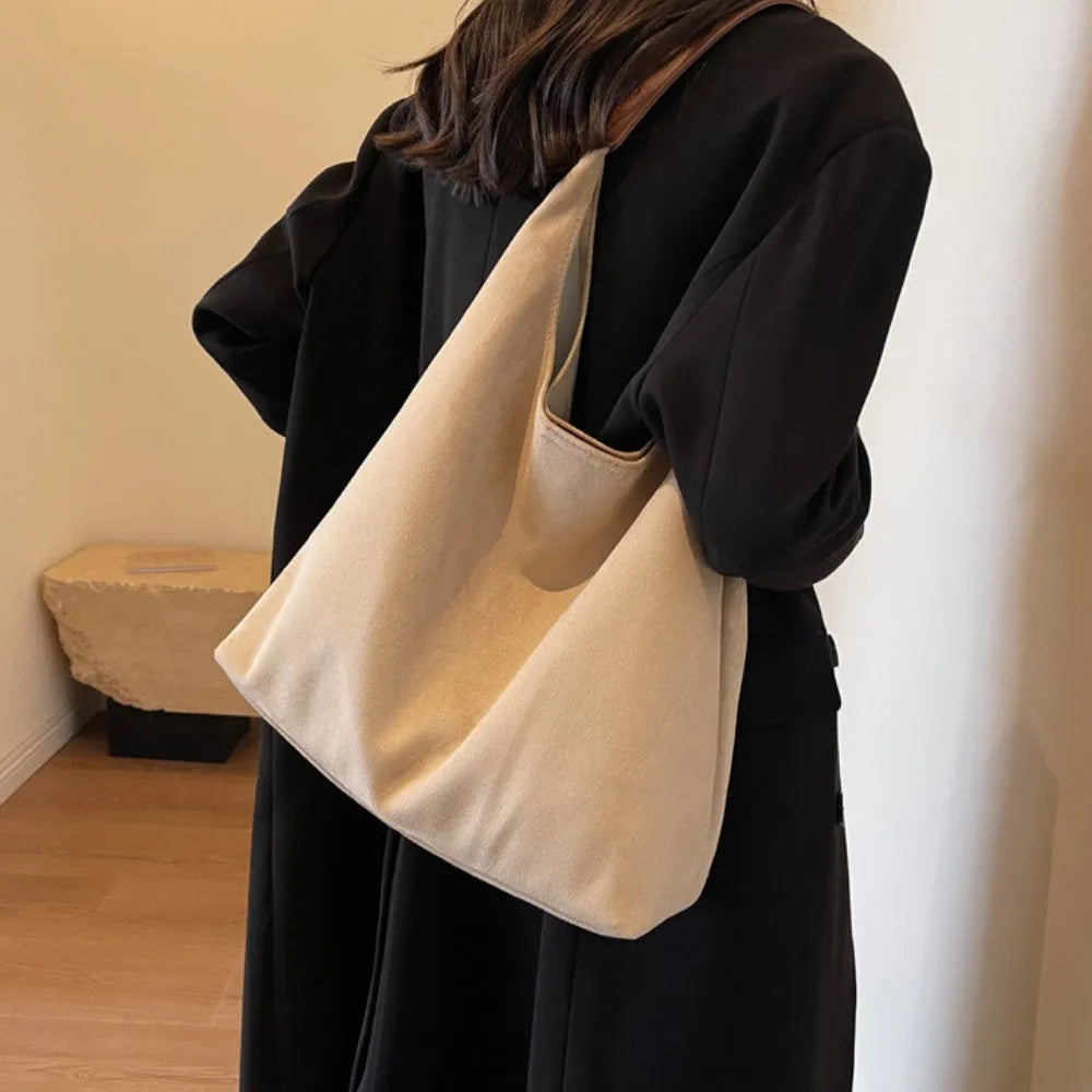 Sac hobo en suédine pour ordinateur 13 pouces