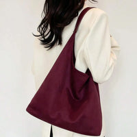 Sac hobo en suédine pour ordinateur 13 pouces