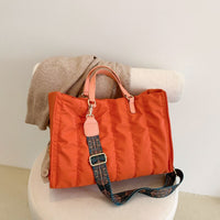 Sac cabas matelassé en coton et nylon
