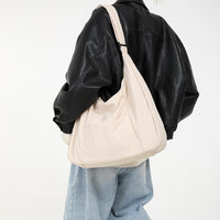 Sac cabas rembourré en nylon à bandoulière large