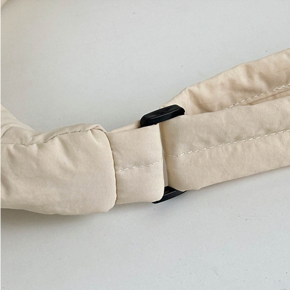 Sac cabas rembourré en nylon à bandoulière large